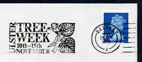 Postmark - Great Britain 1975 cover bearing illustrated slogan cancellation for Tree Week, stamps on trees