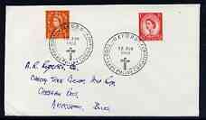 Postmark - Great Britain 1966 cover bearing illustrated slogan cancellation for 1,000 Years of Polish Christianity (Oxford), stamps on religion