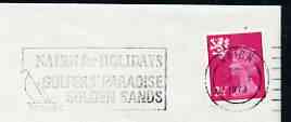 Postmark - Great Britain 1973 cover bearing illustrated slogan cancellation for Nairn for Holidays, Golfers' Paradise, Golden Sands, stamps on , stamps on  stamps on sport, stamps on  stamps on golf, stamps on  stamps on sailing