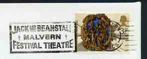 Postmark - Great Britain 1974 cover bearing illustrated slogan cancellation for 'Jack And The Beanstalk' at the Malvern Festival Theatre, stamps on , stamps on  stamps on music, stamps on  stamps on theatres