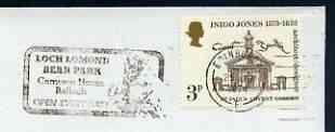 Postmark - Great Britain 1974 cover bearing illustrated slogan cancellation for Loch Lomond Bear Park, stamps on zoos, stamps on bears, stamps on  zoo , stamps on , stamps on  zoo , stamps on zoos, stamps on 