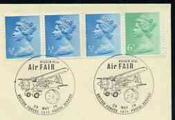 Postmark - Great Britain 1978 cover bearing illustrated cancellation for Biggin Hill Air Fair, (BFPS), stamps on , stamps on  stamps on aviation