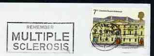 Postmark - Great Britain 1975 cover bearing slogan cancellation for Remember Multiple Sclerosis, stamps on medical, stamps on diseases