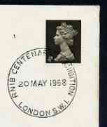 Postmark - Great Britain 1968 cover bearing special cancellation for RNIB, London, stamps on blind, stamps on disabled