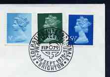 Postmark - Great Britain 1979 cover bearing illustrated cancellation for Federation Internationale Pharmaceutique (FIP), stamps on , stamps on  stamps on medical, stamps on  stamps on drugs