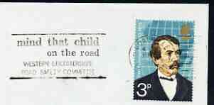 Postmark - Great Britain 1974 cover bearing slogan cancellation for Mind That Child on the Road, stamps on road safety