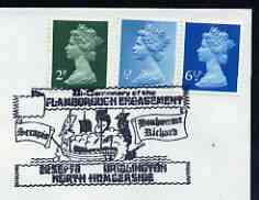 Postmark - Great Britain 1978 cover bearing illustrated cancellation for Bicentenary of Flamborough Engagement, stamps on , stamps on  stamps on ships, stamps on  stamps on battles