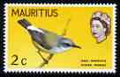 Mauritius 1965 Bourbon White Eye 2c (from Birds def set) unmounted mint, SG 317*, stamps on birds, stamps on 