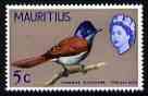 Mauritius 1965 Paradise Flycatcher 5c (from Birds def set) unmounted mint, SG 320*, stamps on , stamps on  stamps on birds, stamps on  stamps on 