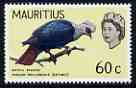 Mauritius 1965 Mauritius Blue Pigeon (extinct) 60c (from Birds def set) unmounted mint, SG 327*, stamps on birds, stamps on pigeons