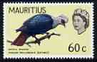 Mauritius 1965 Mauritius Blue Pigeon (extinct) 60c (from Birds def set) unmounted mint, SG 327*, stamps on , stamps on  stamps on birds, stamps on  stamps on pigeons