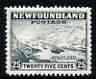 Newfoundland 1941-44 KG6 Sealing Fleet 25c unmounted mint, SG 288, stamps on ships, stamps on  kg6 , stamps on seals
