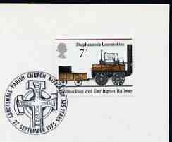 Postmark - Great Britain 1975 card bearing special cancellation for 325 Years of Abbotshall Parish Church, stamps on , stamps on  stamps on religion, stamps on  stamps on churches