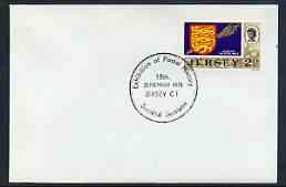 Postmark - Jersey 1971 cover bearing special cancellation for Exhibition of Postal History (18th Sept)