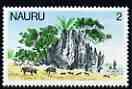 Nauru 1978-79 Coral Outcrop 2c from def set unmounted mint, SG 175, stamps on coral, stamps on marine life