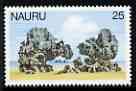 Nauru 1978-79 Pinnacles of Coral at Meneng 25c from def set unmounted mint, SG 183, stamps on coral, stamps on marine life