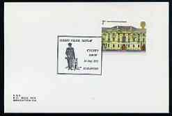 Postmark - Great Britain 1975 card bearing illustrated cancellation for Surrey Police display showing Police Dog & handler, stamps on police, stamps on dogs