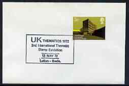 Postmark - Great Britain 1972 cover bearing special cancellation for UK Thematics 72, Stamp Exhibition, stamps on , stamps on  stamps on stamp exhibitions