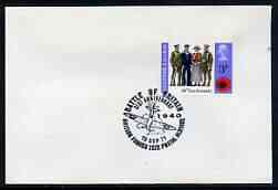 Postmark - Great Britain 1971 cover bearing illustrated cancellation for 31st Anniversary of Battle of Britain (BFPS) , stamps on militaria, stamps on battles, stamps on  ww2 , stamps on 