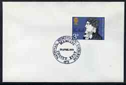 Postmark - Great Britain 1972 cover bearing special cancellation for National Numismatic Congress, Thanet, stamps on coins