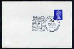 Postmark - Great Britain 1971 cover bearing illustrated cancellation for Official Opening of The Old Post Office, Tintagel, stamps on post offices, stamps on postal