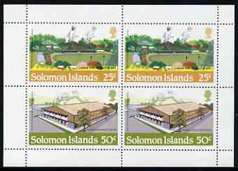 Booklet - Solomon Islands 1984 Los Angeles Olympic Games booklet panes containing 25c & 50c ea x 2, unmounted mint, SG 529a