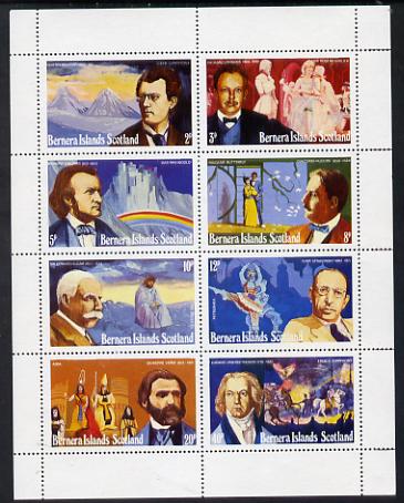 Bernera 1978 Composers perf set of 8 values unmounted mint (Strauss, Mahler, Wagner, Puccini, Elgar, Stravinski, Verdi & Beethoven) unmounted mint, stamps on , stamps on  stamps on music, stamps on  stamps on personalities, stamps on  stamps on rainbow, stamps on  stamps on composers, stamps on  stamps on strauss, stamps on  stamps on mahler, stamps on  stamps on wagner, stamps on  stamps on puccini, stamps on  stamps on elgar, stamps on  stamps on stravinsky, stamps on  stamps on verdi, stamps on  stamps on beethoven, stamps on  stamps on personalities, stamps on  stamps on beethoven, stamps on  stamps on opera, stamps on  stamps on music, stamps on  stamps on composers, stamps on  stamps on deaf, stamps on  stamps on disabled, stamps on  stamps on masonry, stamps on  stamps on masonics