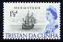 Tristan da Cunha 1965-67 Heemstede 1.5d from def set unmounted mint, SG 73, stamps on ships, stamps on 