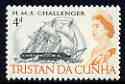 Tristan da Cunha 1965-67 HMS Challenger 4d from def set unmounted mint, SG 75a, stamps on , stamps on  stamps on ships, stamps on  stamps on 