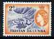 Tristan da Cunha 1954 Big Beach Factory 2d from def set unmounted mint, SG 17, stamps on , stamps on  stamps on industry