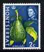 Montserrat 1969-70 Avocada 2c (wmk sideways) unmounted mint, SG 214, stamps on fruit, stamps on food, stamps on 