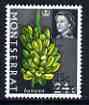 Montserrat 1969-70 Surcharged 25c on 24c Bananas (wmk sideways) unmounted mint, SG 221, stamps on , stamps on  stamps on fruit, stamps on  stamps on bananas