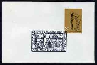 Postmark - Great Britain 1973 cover bearing illustrated cancellation for Centenary of St Judes Parish Church, stamps on churches