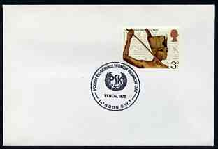 Postmark - Great Britain 1972 cover bearing special cancellation for Polish Ex-Service Women