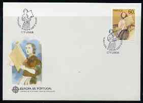 Portugal 1985 Europa - Music Year perf 60E on Illustrated cover with special first day cancel, stamps on , stamps on  stamps on music, stamps on  stamps on europa, stamps on  stamps on 