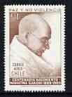 Chile 1970 Birth Centenary of Mahatma Gandhi unmounted mint, SG 645*, stamps on , stamps on  stamps on personalities, stamps on  stamps on gandhi