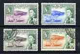 Antigua 1962 Stamp Centenary perf set of 4 fine cds used, SG 142-45*, stamps on , stamps on  stamps on stamp on stamp, stamps on  stamps on stamp centenary, stamps on  stamps on , stamps on  stamps on stamponstamp