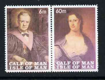 Calf of Man 1969 Paintings from Manx Museum #5 perf set of 2 unmounted mint (Rosen CA142-43), stamps on , stamps on  stamps on arts, stamps on  stamps on museums