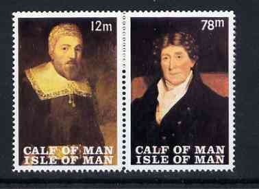 Calf of Man 1969 Paintings from Manx Museum #4 perf set of 2 unmounted mint (Rosen CA139-40), stamps on , stamps on  stamps on arts, stamps on  stamps on museums