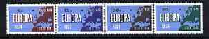 Calf of Man 1964 Europa perf set of 4 unmounted mint (Rosen CA19-22), stamps on europa, stamps on maps