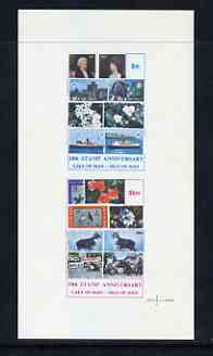 Calf of Man 1973 10th Anniversary of Calf Stamps imperf m/sheet (with border) unmounted mint (Rosen CA252MS), stamps on , stamps on  stamps on stamp centenary, stamps on  stamps on stamp on stamp, stamps on  stamps on stamponstamp