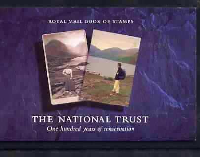 Great Britain 1995 Centenary of the National Trust Â£6 Prestige booklet complete and very fine, SG DX17, stamps on , stamps on  stamps on heritage