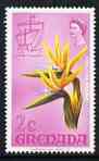 Grenada 1968-71 Strelitzia 2c from def set unmounted mint SG 307, stamps on flowers