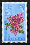 Grenada 1968-71 Bougainvillea 3c from def set unmounted mint SG 308, stamps on flowers