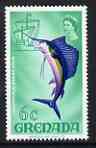 Grenada 1968-71 Sailfish 6c from def set unmounted mint SG 310, stamps on fish, stamps on gamefish
