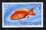 Grenada 1968-71 Red Snapper 8c from def set unmounted mint SG 311, stamps on fish, stamps on 