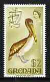 Grenada 1968-71 Brown Pelican $2 from def set unmounted mint SG 319, stamps on , stamps on  stamps on birds, stamps on  stamps on pelicans