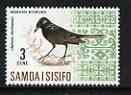 Samoa 1967 Starling 3s from Bird def set unmounted mint, SG 282, stamps on birds, stamps on samoa, stamps on starlings