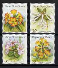 Papua New Guinea 1989 Rhododendrons set of 4 unmounted mint, SG 585-88, stamps on , stamps on  stamps on flowers