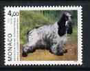 Monaco 1995 International Dog Show, Monte Carlo 4f showing American Cocker Spaniel, unmounted mint SG 2210, stamps on dogs, stamps on spaniel